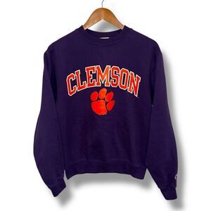 Clemson Tigers Champion University Crewneck Sweatshirt Sz S